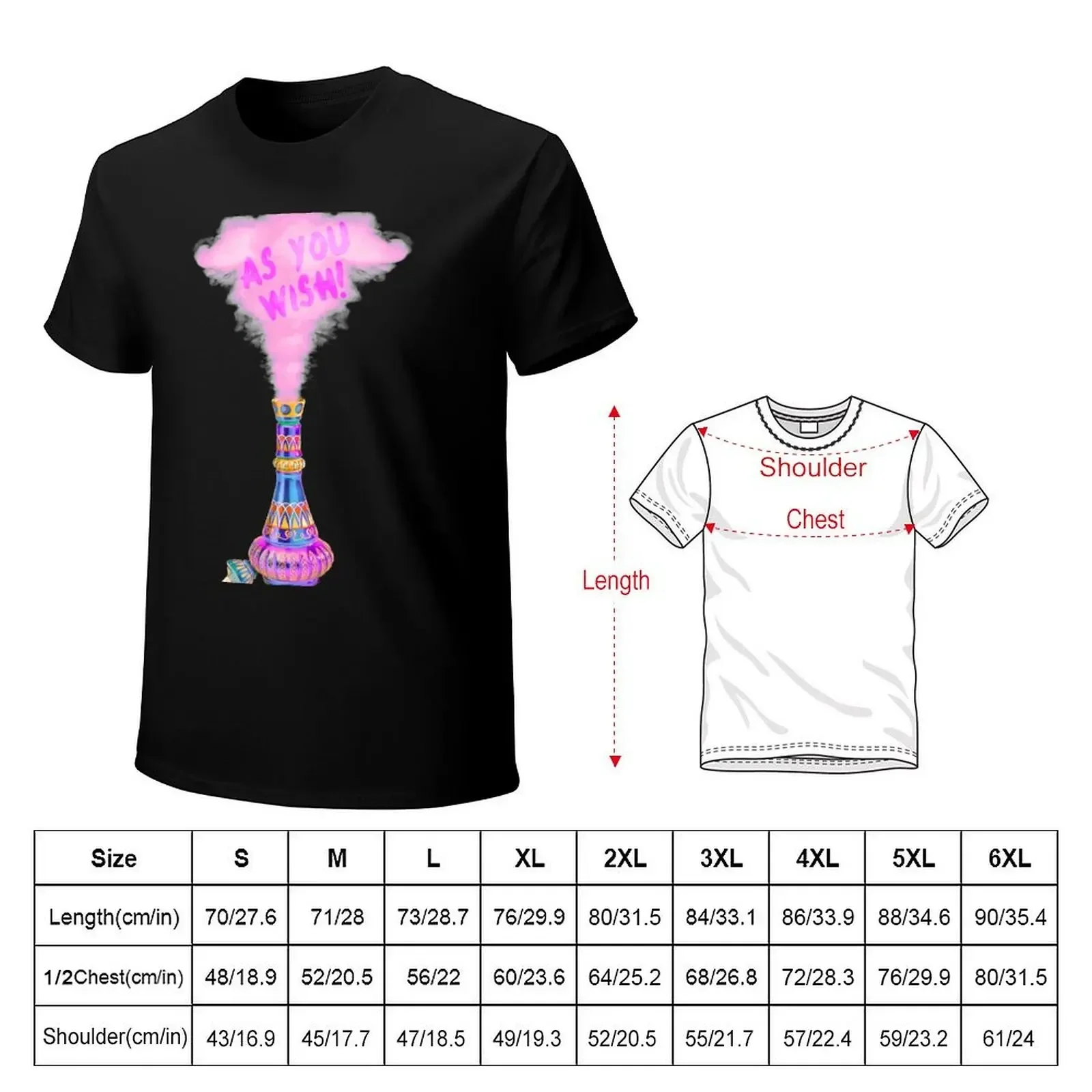 Genie Bottle - As You Wish T-shirt cute tops customizeds summer top tshirts for men