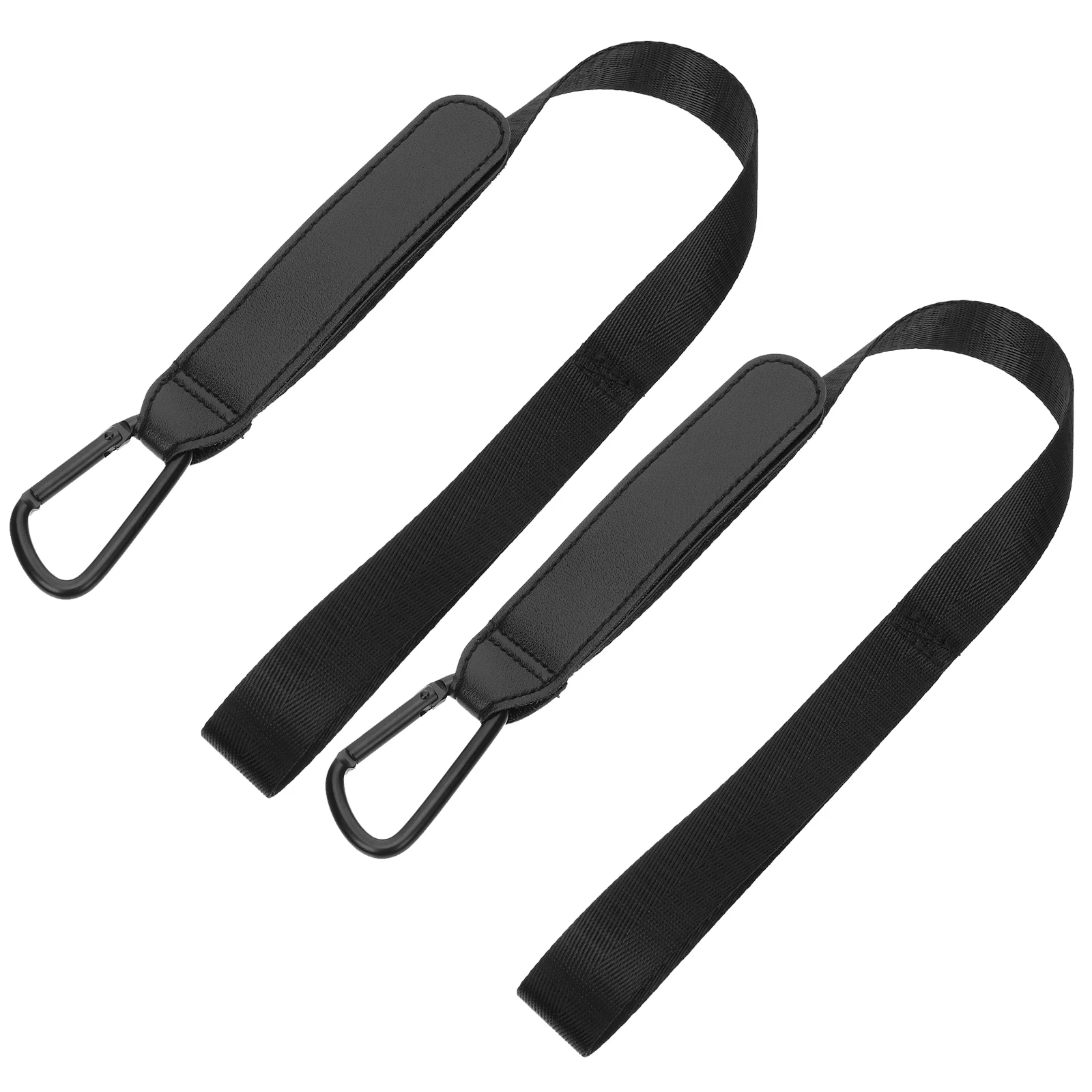 

2 pcs Baby Stroller Straps Pushchair Harness Belt Accessories Safety Pram Hooks Black Durable Wear Resistant Heavy Duty Easy