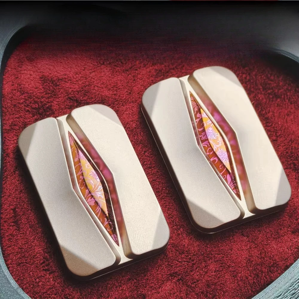 YCEDC Kongshan aleación de titanio Metal grabado Limitless parche de colaboración mecánica juguete de descompresión de tarjeta de empuje competitiva