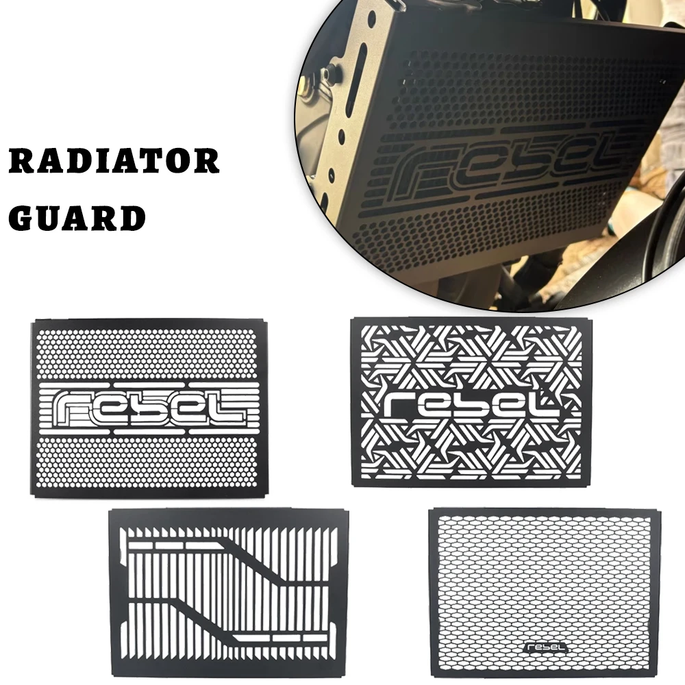 

Для HONDA REBEL CMX300 CMX500 CMX CM 500 300 CM300 CM 500 2017- 2026 2025 2024 Защитная крышка решетки радиатора мотоцикла