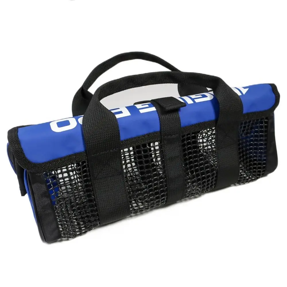 

Jig Mesh Bag Lure Bait Storage Bag Metal PVC Fishing Lure Bait Hooks Box Large Capacity Blue Metal Jig Bag Fishing Accessories