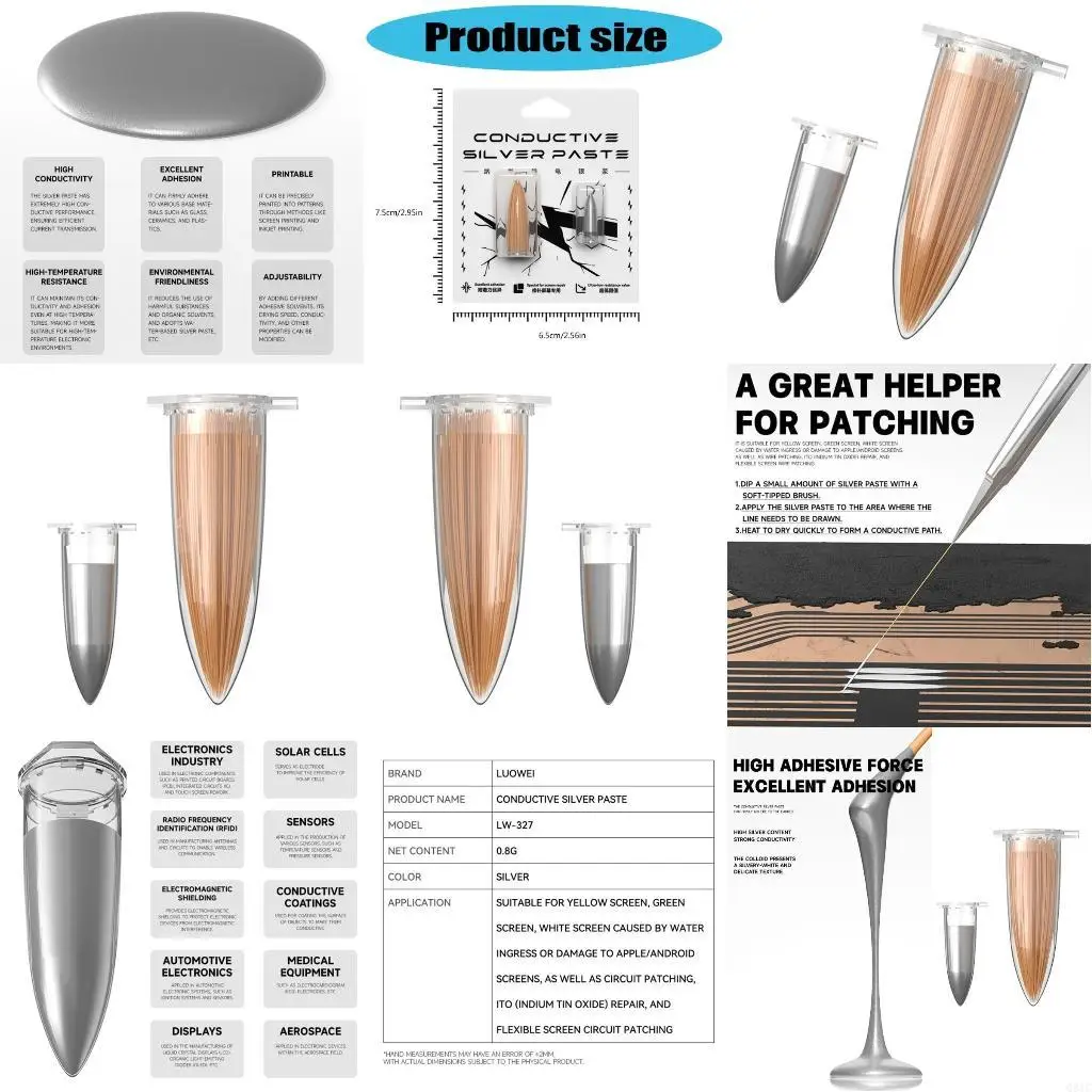 

Q81C Extreme Transmissive Silver для ремонта смартфонов, планшетов, носимых устройств с технологией высокой адгезии