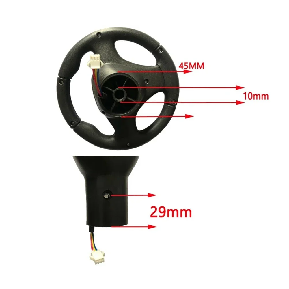 For Electric Car Steering Wheel Durable For Children\'s Plastic/metal Practical S2388/S2588/S9088 Useful Brand New