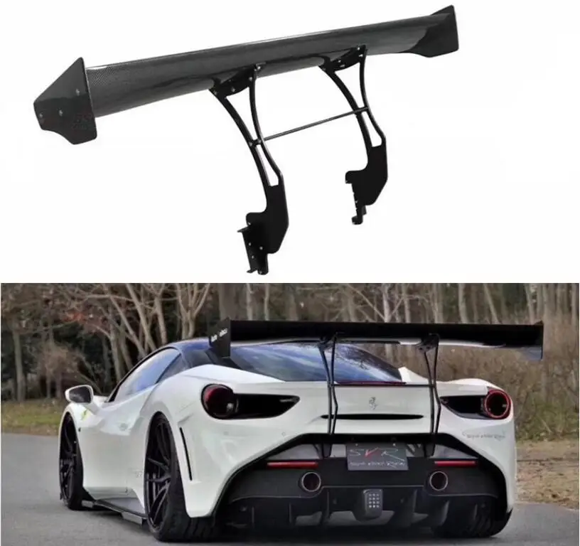 

Spoiler For Ferrari 458 / 488 Wing Lip Tail Trunk Spoilers Real Carbon Fiber SVR Style