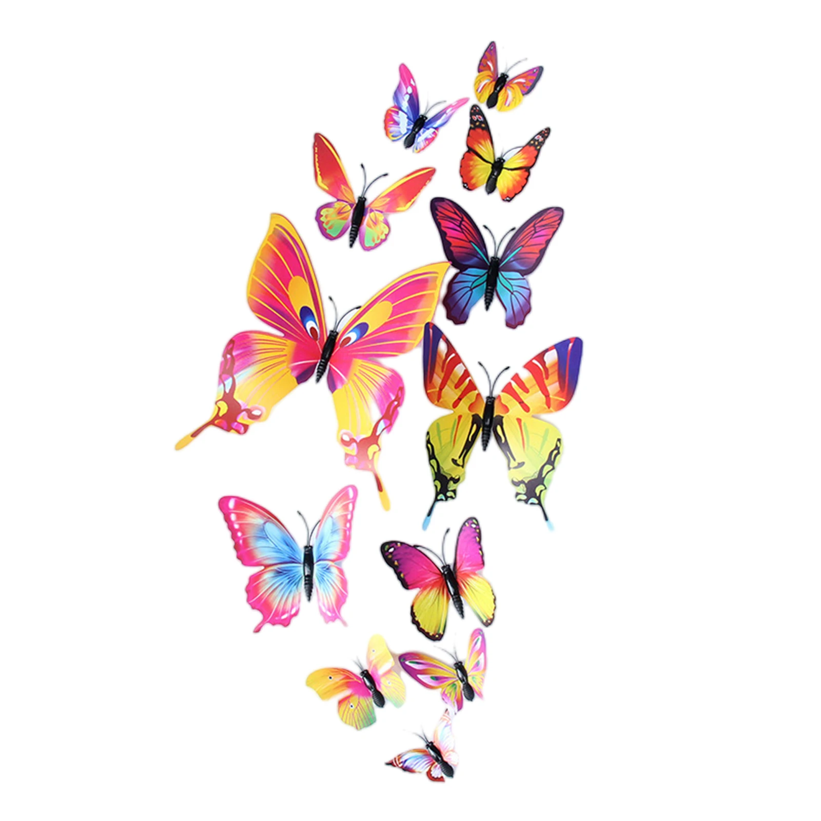 Angle Wings D Butterfly Butterfly Wall Stickers Due To Different Monitor The Item May Damage For Transit Due To Hand Measure