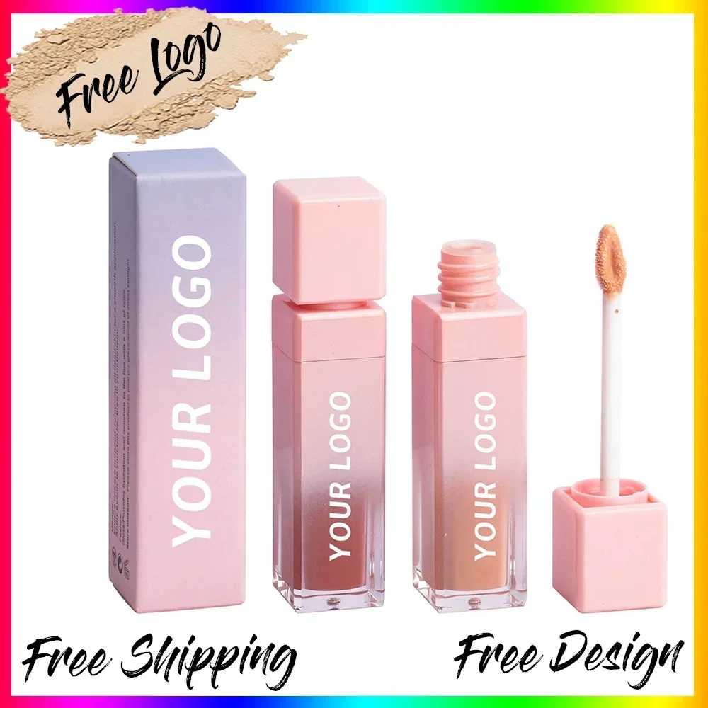 Wegański błyszczący różowy błyszczyk w tubce Private Label Lip Gloss Nude Wholesale Makeup Dropshipping Center