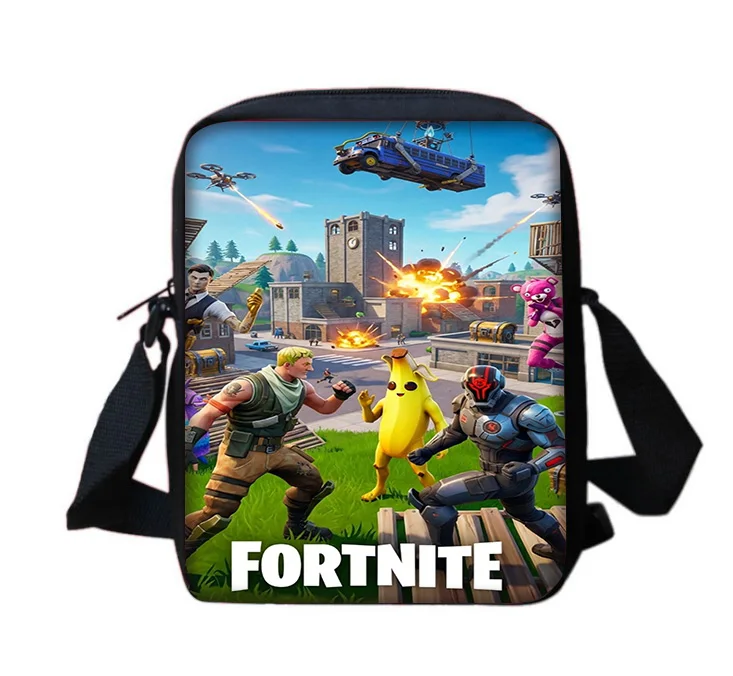 Fortnite Game Boy Shoulder Messenger Bag - close-up view