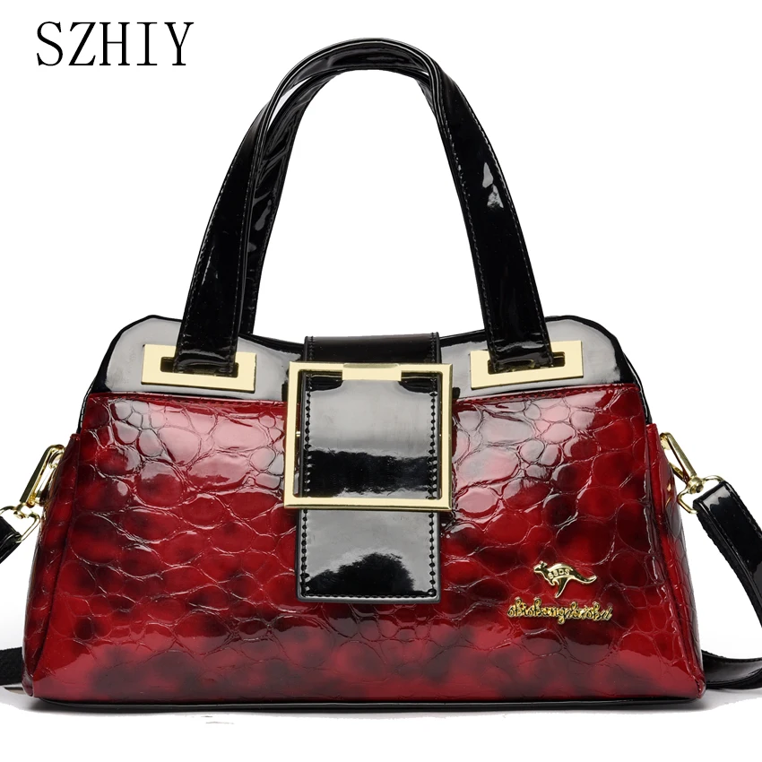 

Роскошная дизайнерская сумка, женская сумка на плечо со змеиным узором, высококачественная глянцевая сумка через плечо из искусственной кожи, классическая сумка с белым воротником Torebki