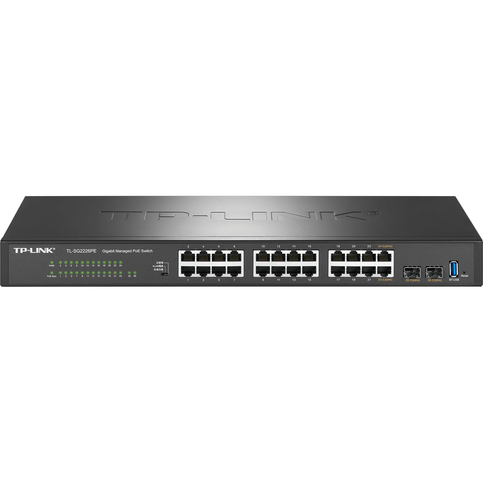 

TP-LINK Full Gigabit Cloud Managed PoE Switch TL-SG2226PE/SG2226 Промышленный коммутатор с 24*RJ45+2*SFP портами, китайская версия