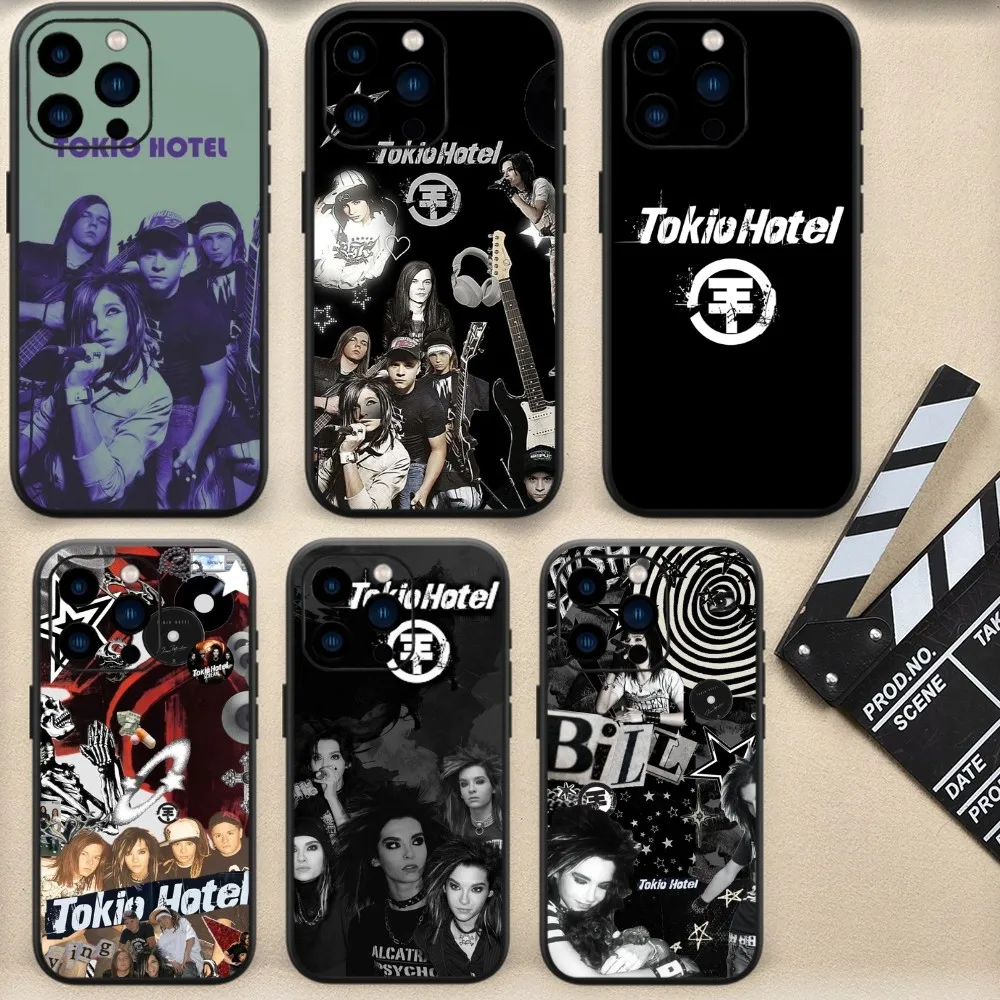 Tokio Hotel Band Phone Case For iPhone 13 14 15 11 12 Mini Pro Max XR X Black Shell