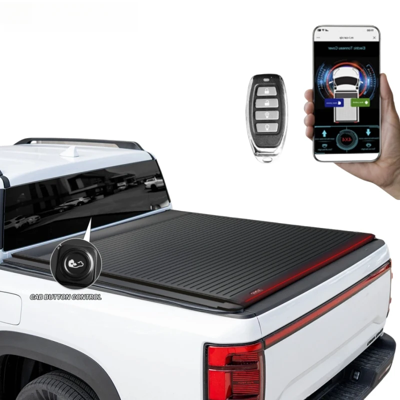 High Quality Automatic Remote Hard Roller Shutter With Key Lock Truck Bed Tonneau Cover Pickup
