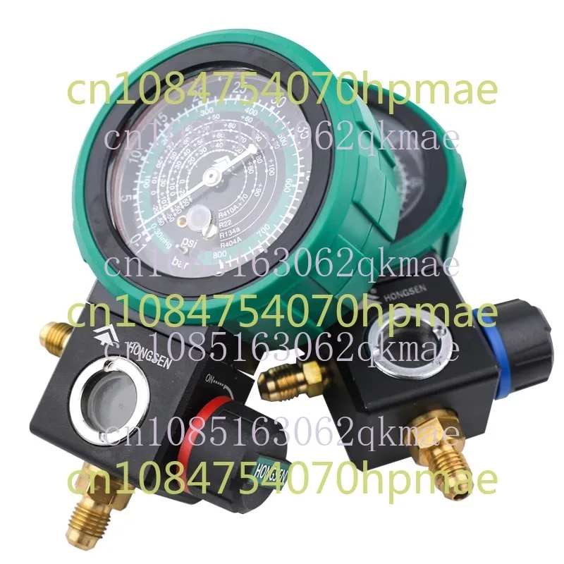 M480 Pressure Gauge R22r410a Air Conditioning Refrigerant Fluorometer Snow Seed Single-Meter Valve Ball Valve Filling Meter