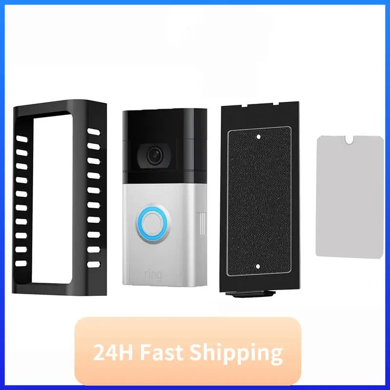 盗難防止ドアベルマウント リングビデオドアベル 1/2/3/3 Plus/4/2020 リリース/2023 シルバー用