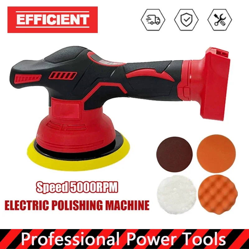 

Аккумуляторная полировальная машина для Milwaukee 18V с 8 скоростями и цифровым дисплеем, электрическая полировальная машина для авто, для воскования и полировки автомобилей