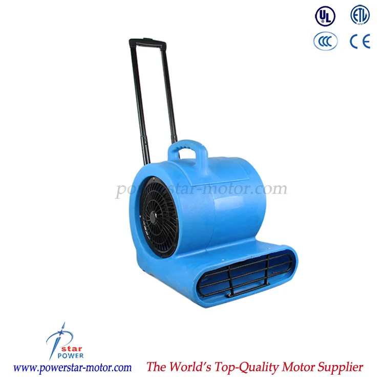 Soffiatore per asciugatrice da pavimento ad alta efficienza da 20253 velocità con maniglia e ruote per motore dell'aria