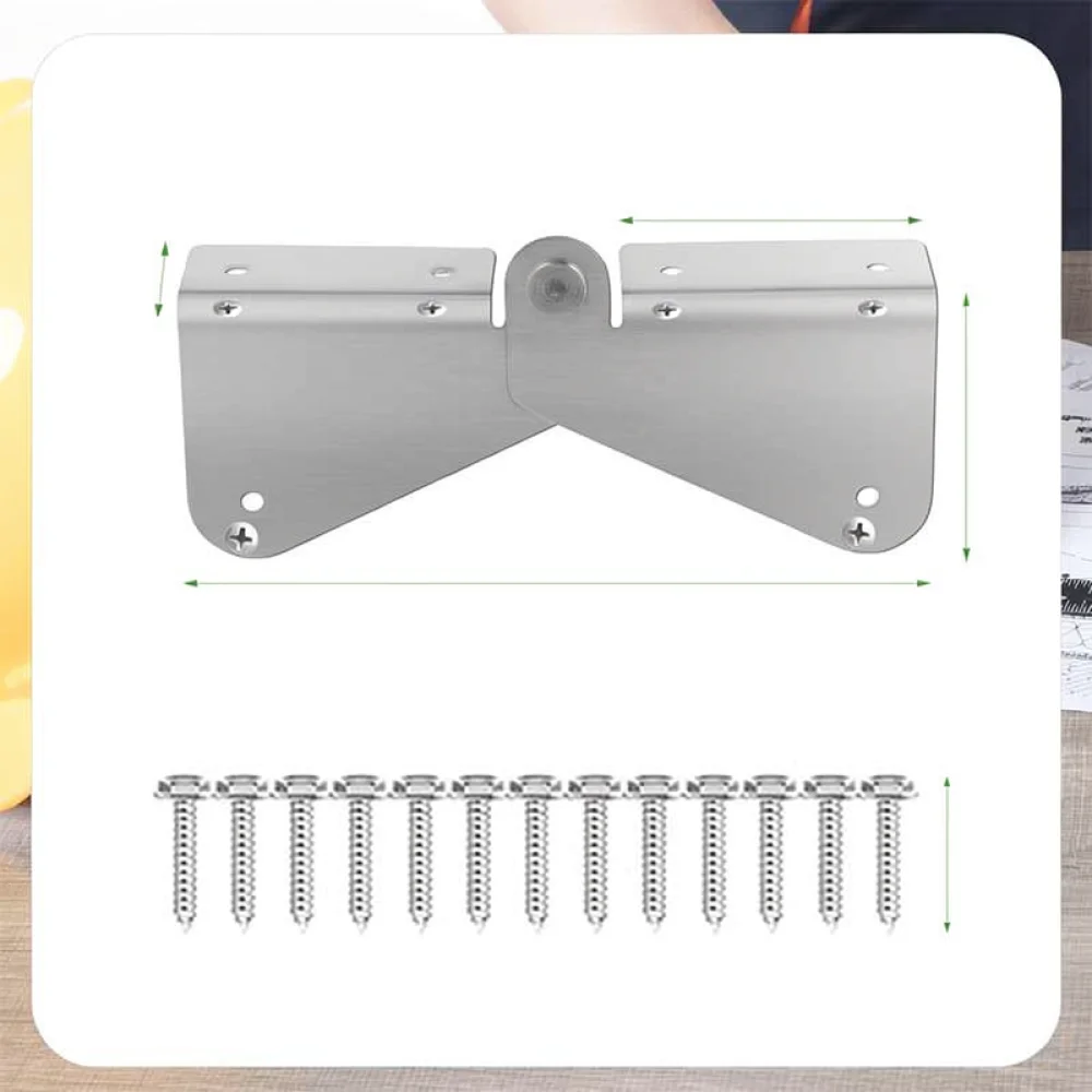 Adjustable Downspout Hinge Connector Stainless Steel Extension Flip Adapter For Rectangular Square Gutter Rain Pipe Tool