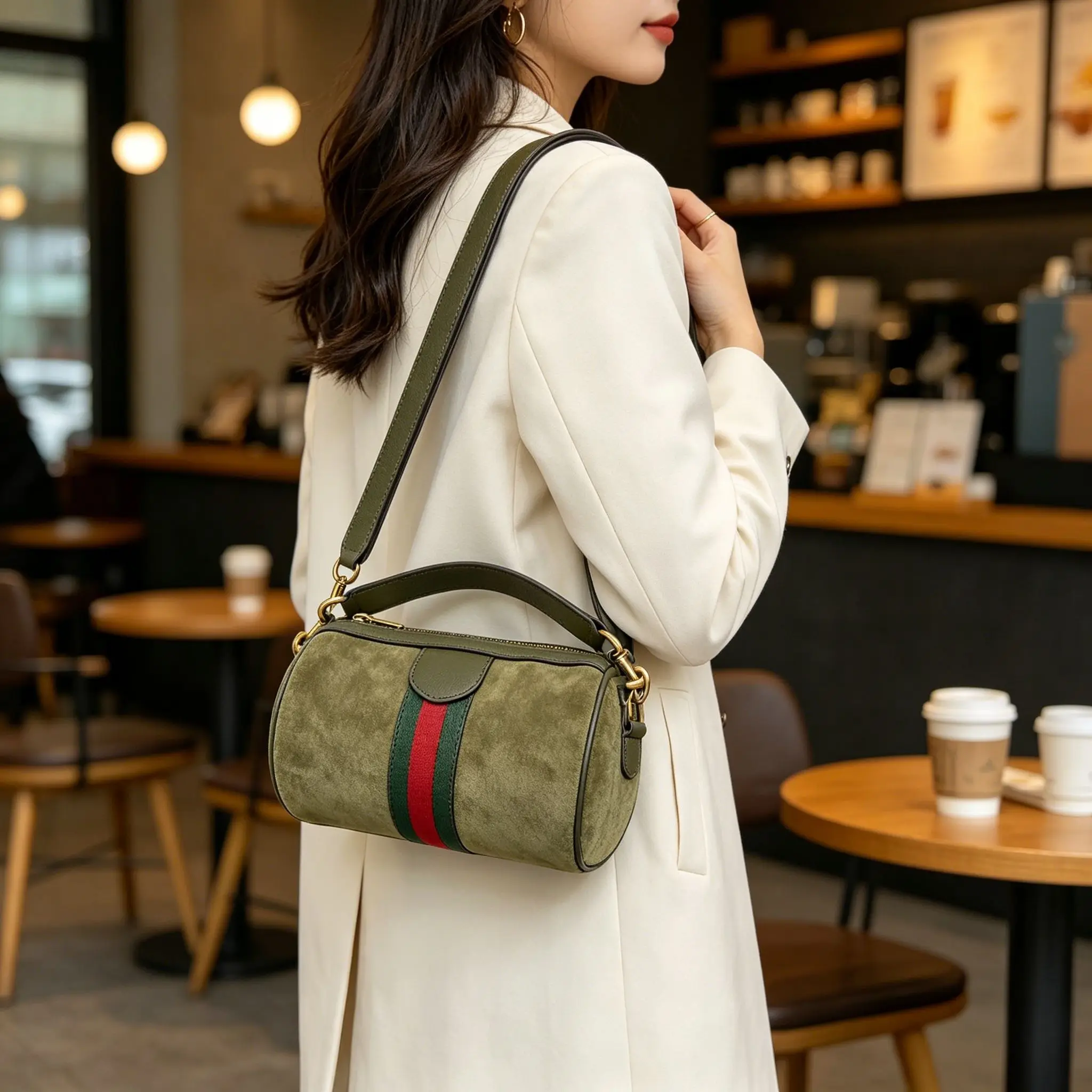 

New casual crossbody bag, fashionable printed shoulder tote bag, versatile commuter design bag