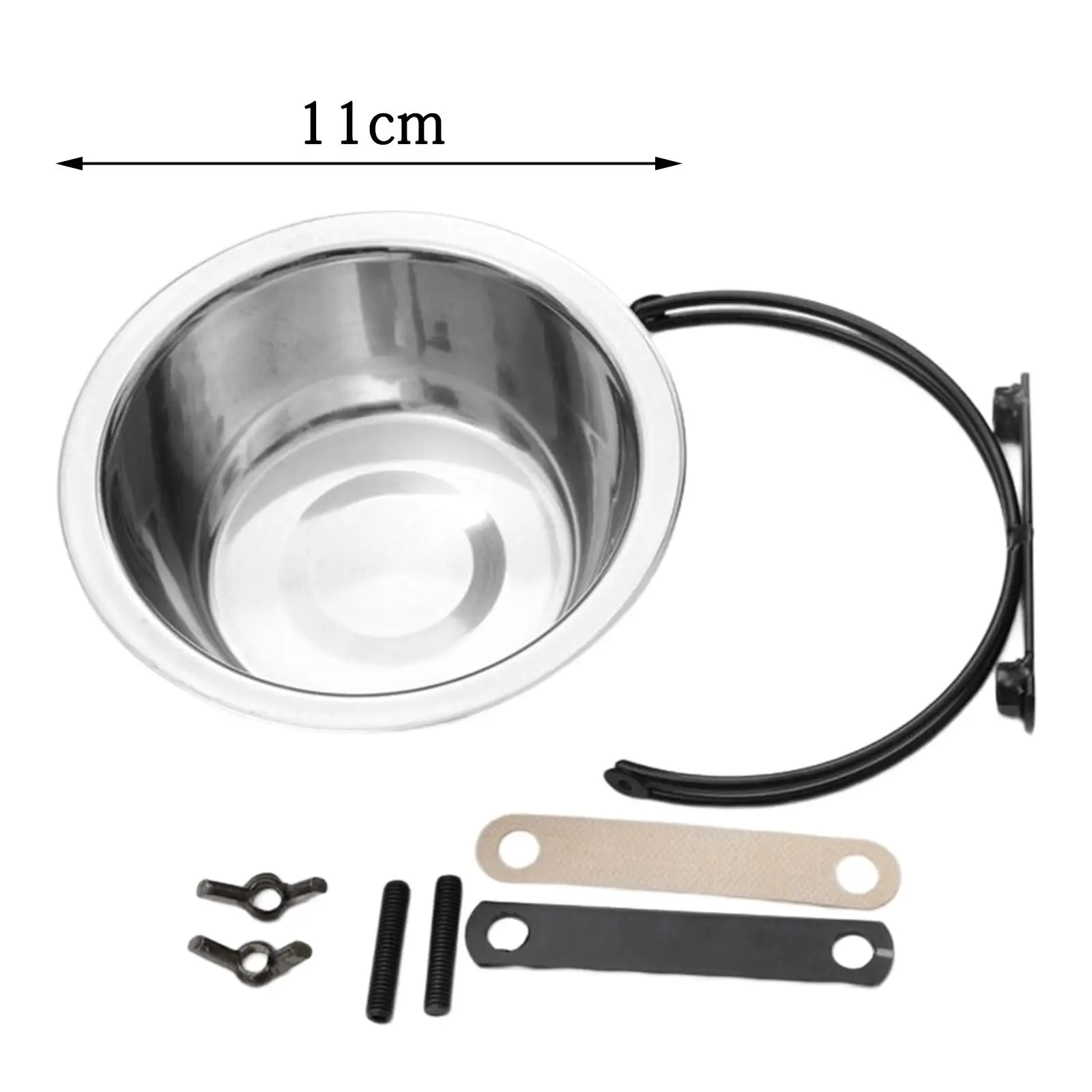 Acero Inoxidable Colgante para Jaulas, Corrales y Parques Interiores para Gatos y Conejos
