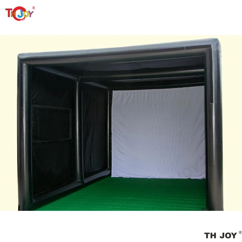 Tente gonflable hermétique de simulateur de Golf de Cage de baie de Golf d'écran d'impact de Golf de PVC de taille personnalisée