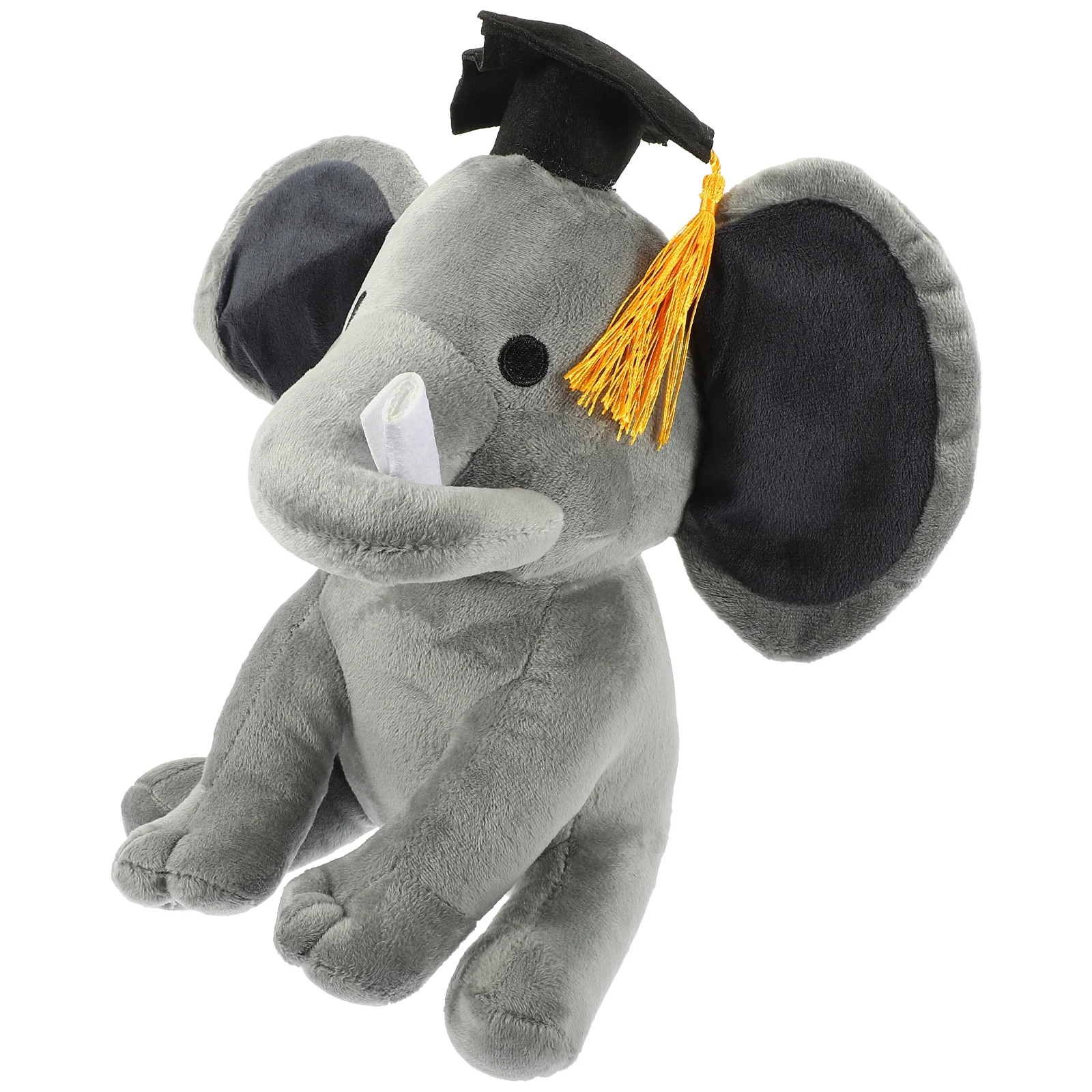 

Comfortable Graduation Gift Child Stuffed Animal Plush Toy Fabric Diploma Elephant