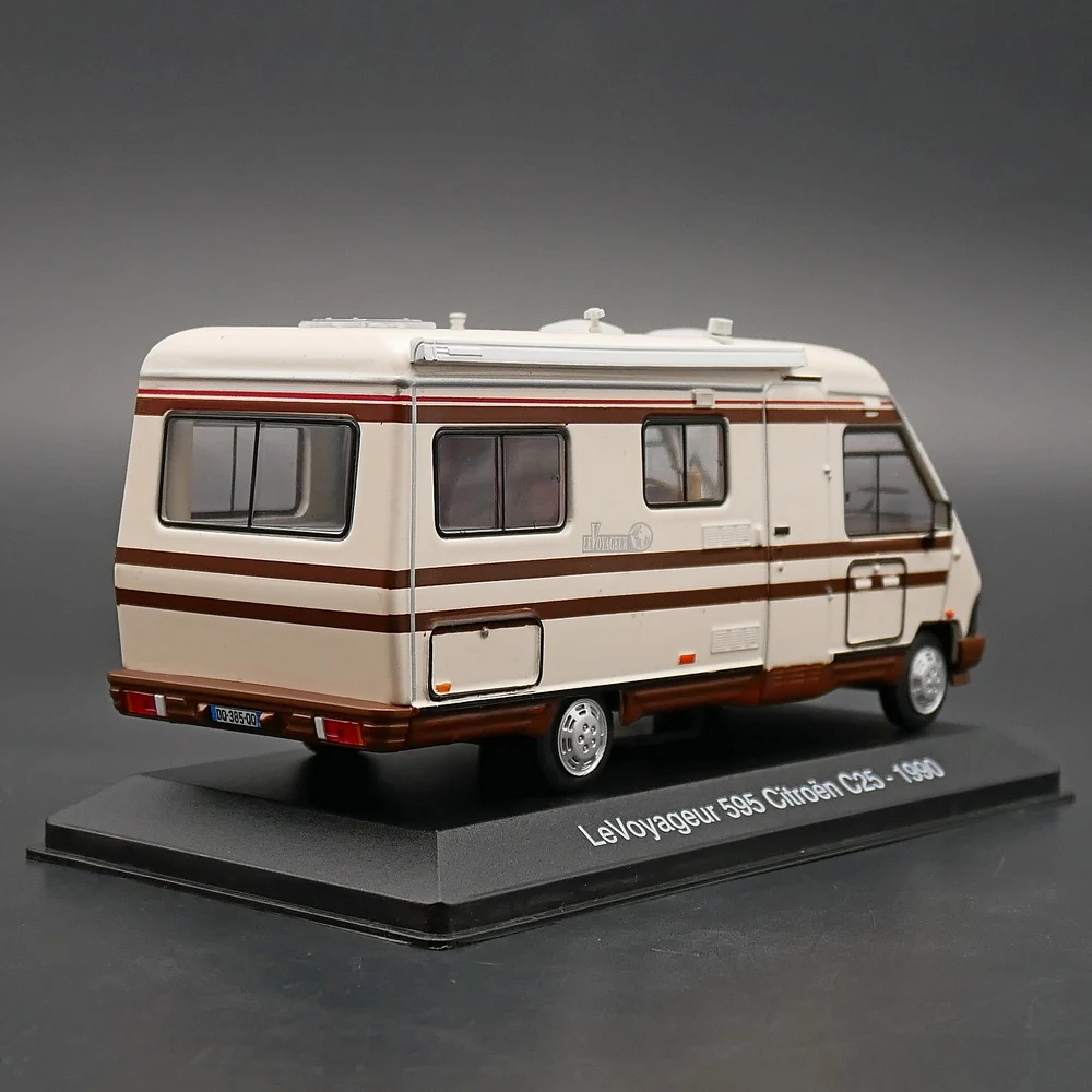 1:43 Scale Citreon C25 1990 RV Camper Alloy Car Model Toy