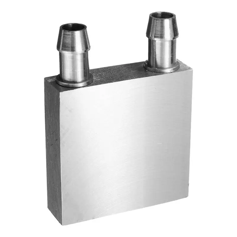 Exquisite-4X Aluminum Water Cooling Block 40X40x12mm Cooler For Computer CPU Radiator