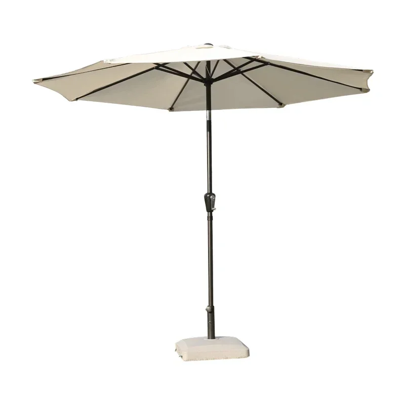 Iron Modern Leisure Patio Umbrella, Outdoor Sunshade, Custom Colors, High Quality, Factory Wholesale, Custom Colors, 3M