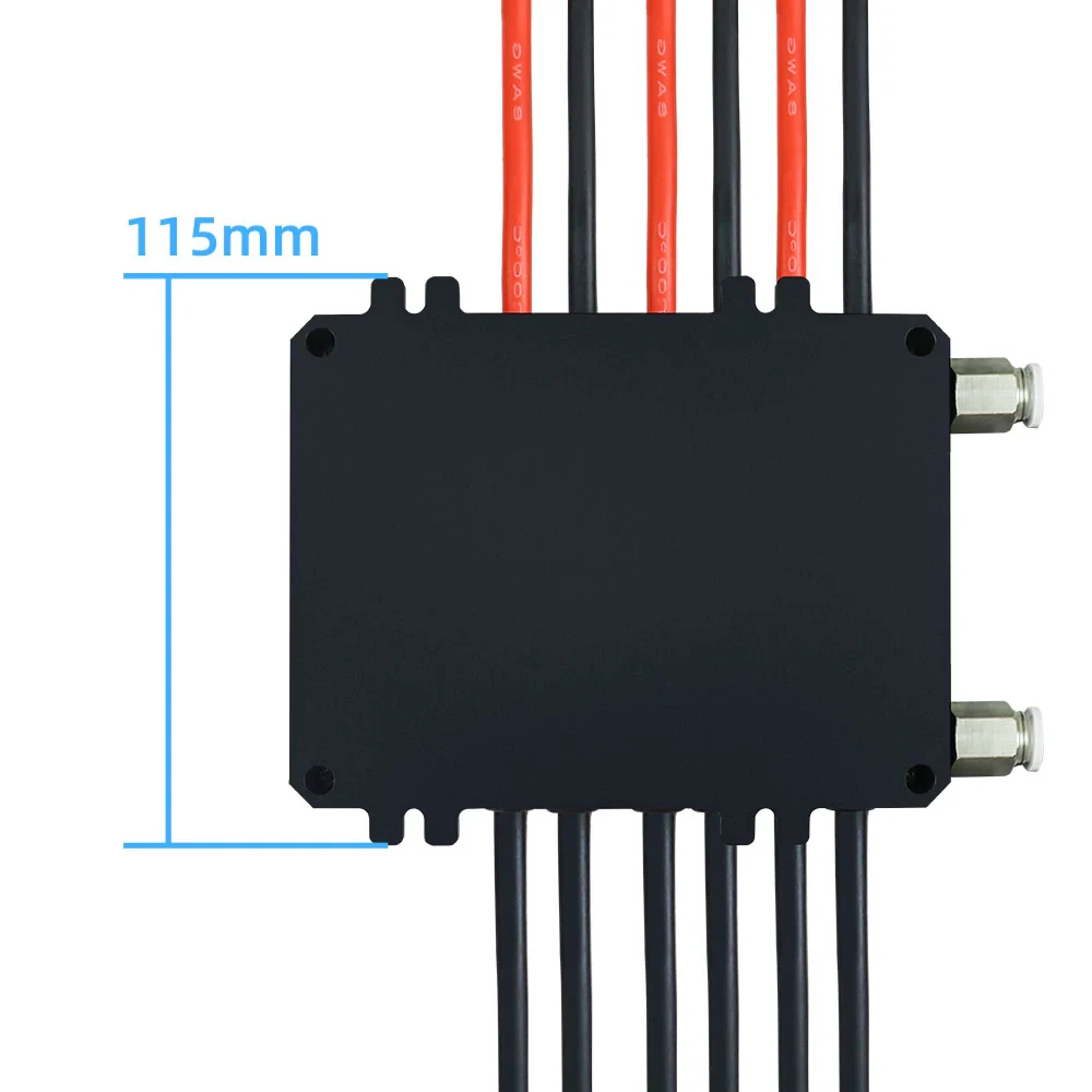 Flipsky FSESC 75300 84V 高電流 350A ESC（VESCベース）アルミケース水冷エンクロージャー付き E-フォイル格闘ロボット用