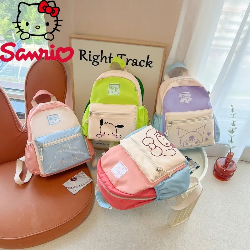  New Student Backpack Fashion High Quality Women's Backpack Cartoon Versatile Multi Functional Storage Mini Backpack