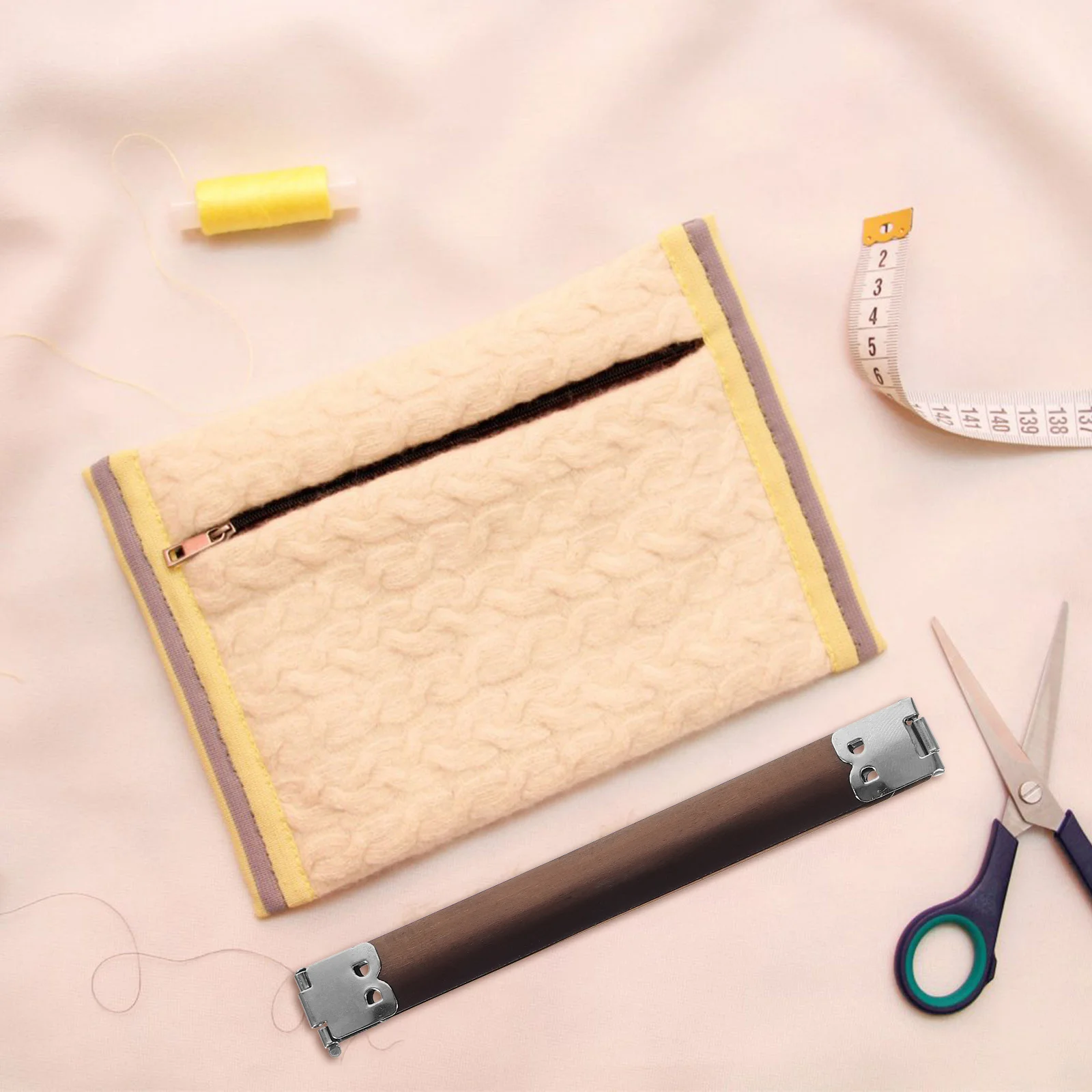 

100 PCS Silver Handbag Flex Frame Closures Internal for Coin Purse Frames Pouches