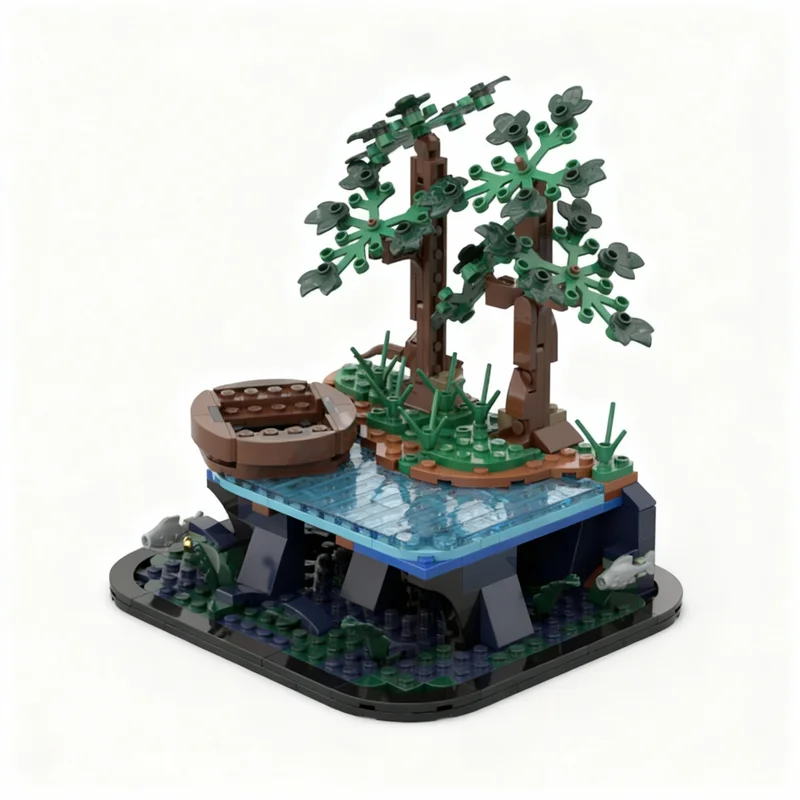 366pcs MOC Smeagol Deagol Upgrade 1 Hobbit Lord Rings The Model Building Blocks Construction Toys Christmas Gifts Brick Kids view 3
