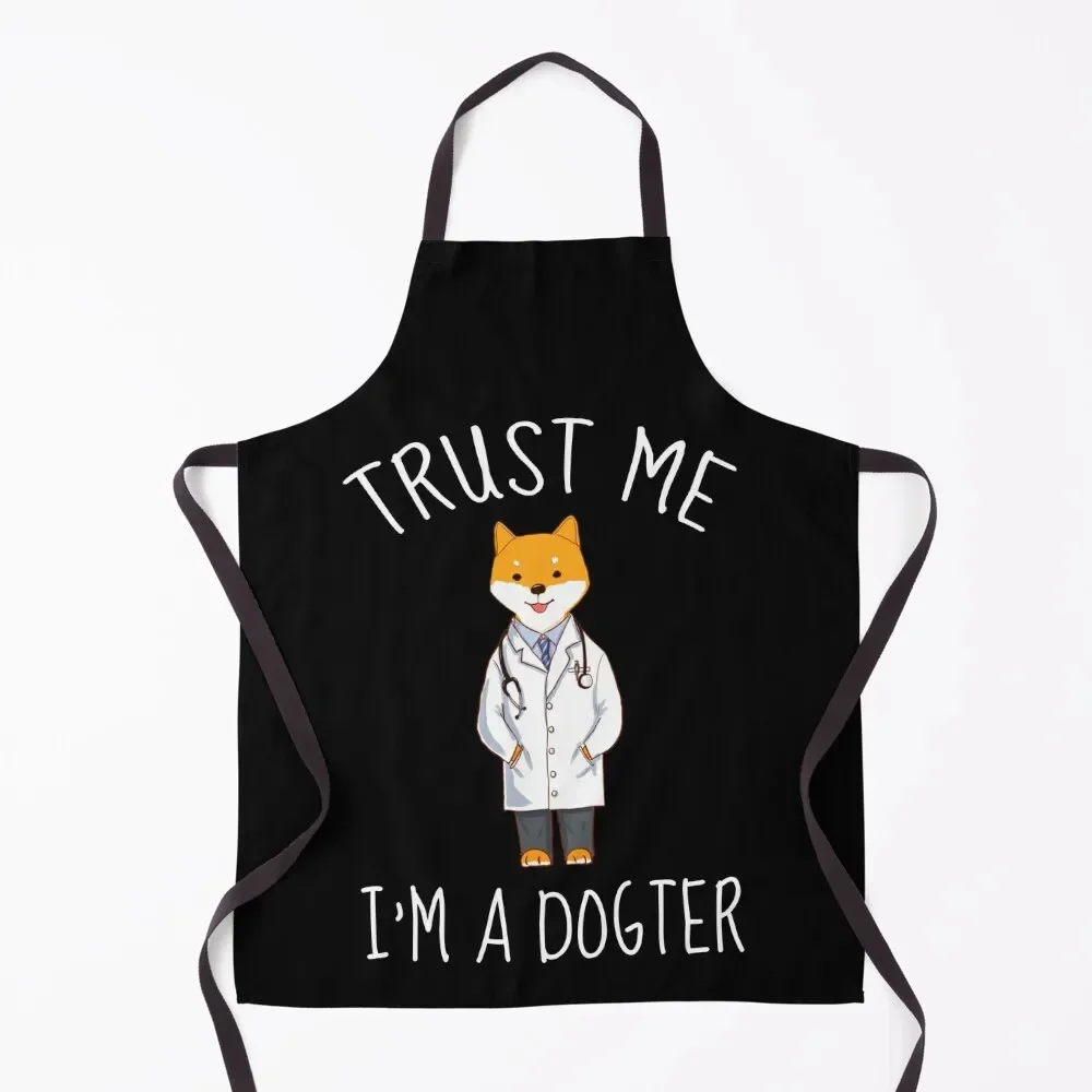 

Trust Me I'm A Dogter Apron professional hairdresser For Woman Chef Accessory For Kitchen Apron