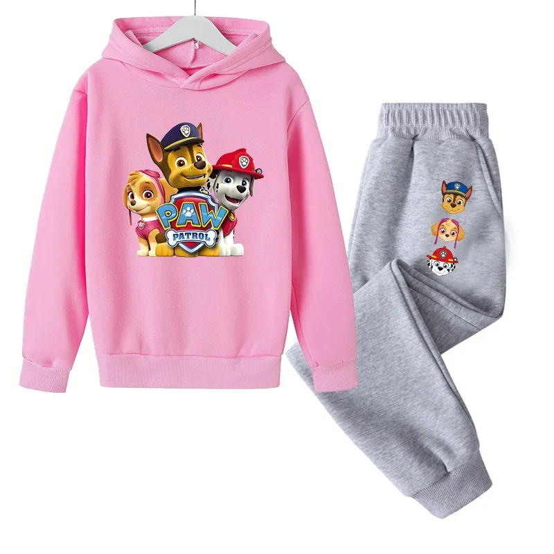 Paws ronds autunno inverno Pullover a maniche lunghe pantalone lungo per bambini abbigliamento abiti ragazzi Sweatpant set tuta per bambini