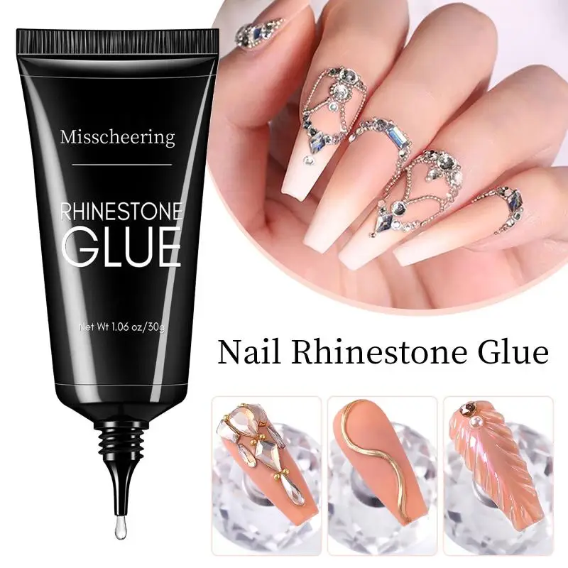 Soak Off Construction DIY Tool Manicure Set Clear Crystal Prolong Nail Gel Acrylic Extension Repair Gel Fast Building Tools 3Pc