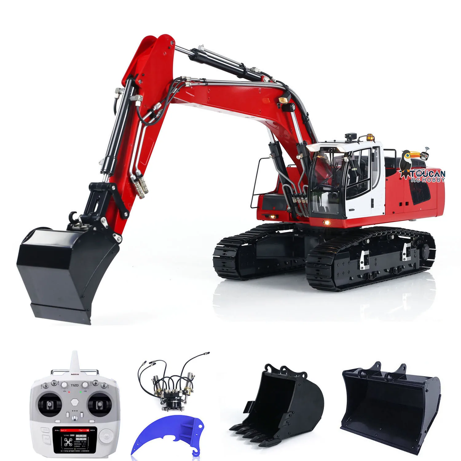 

Metal RC Hydraulic Excavator Model MTM 1/14 946 Finished Painted Remote Control Construction Vehicle Model Toys Gifts TH22734