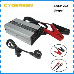 3.65V 20A Lifepo4 Battery Fast Charger 3.2V 3.3V 20A For 1S 100AH 200AH Iron Phosphate LFP Bateria Cell Charger