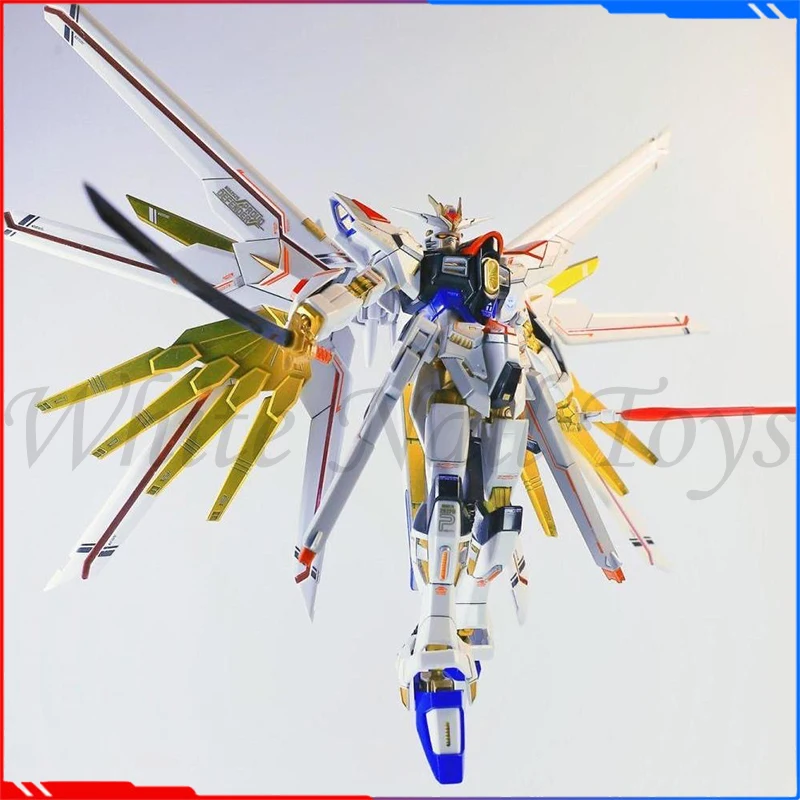 Ko Gaogao 1/144 Scale Seed Freedom Anime Figure Mighty Strike Freedom Action Figure Assembly Children Toys Decor Birthday Gift