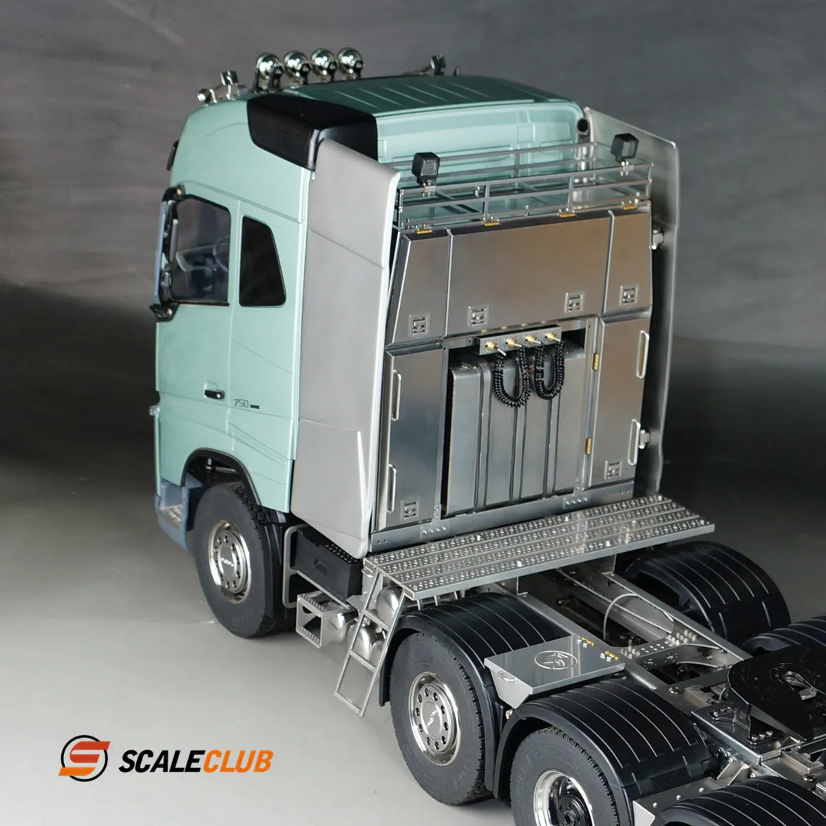 Scaleclub Model For 1/14 Equipment Rack Retainer Toolbox For Tamiyay Lesu Rc Truck Trailer Tipper