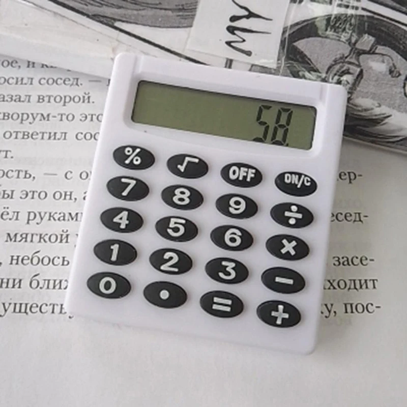 Small Square Calculator Multi-Function Mini Color School Office Electronics Plastic Calculator