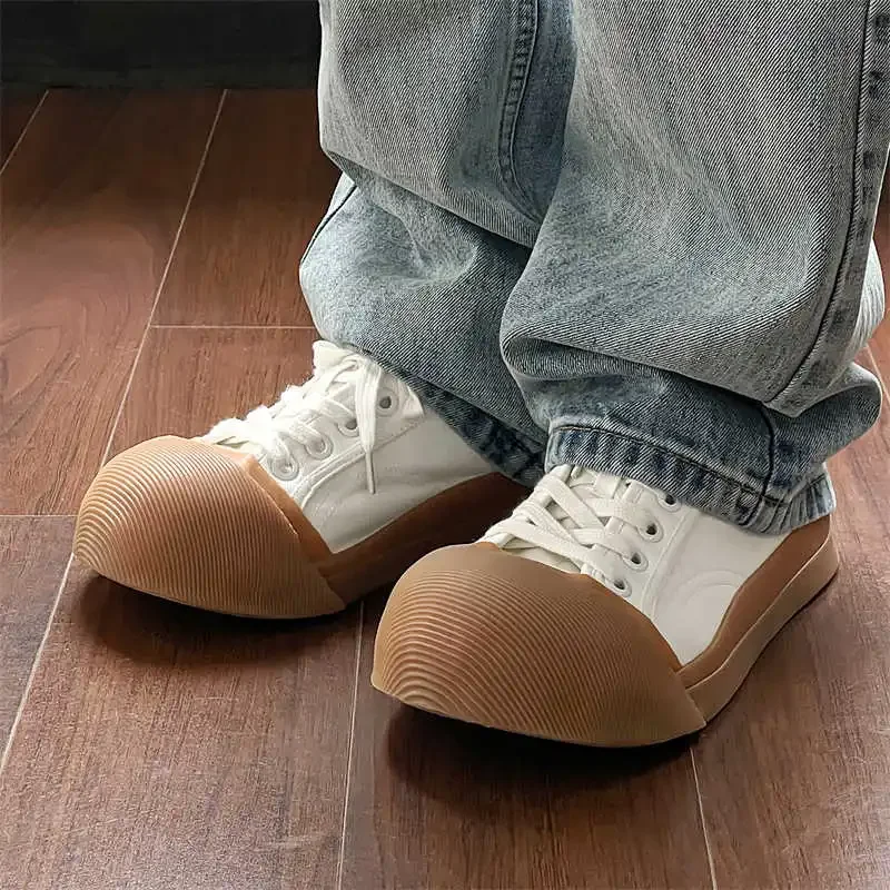 

Synthetic Leather Thick-heeled Designers Shoes Walking Men's Gray Sneakers Cheap Tennis For Men Sports Footwear Play