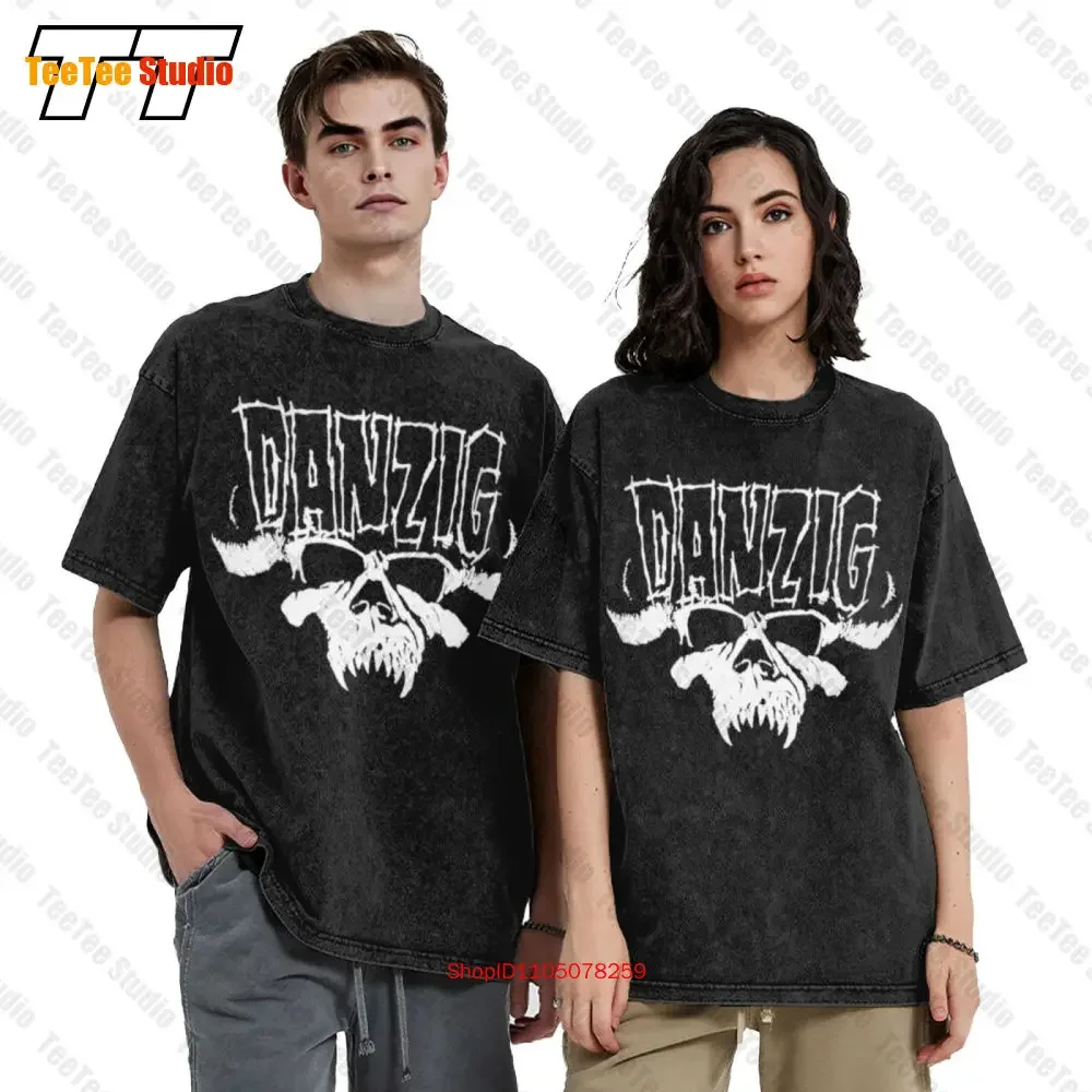 Authentic Danzig Tribal Skull Logo Shirt V5AT  Oversized