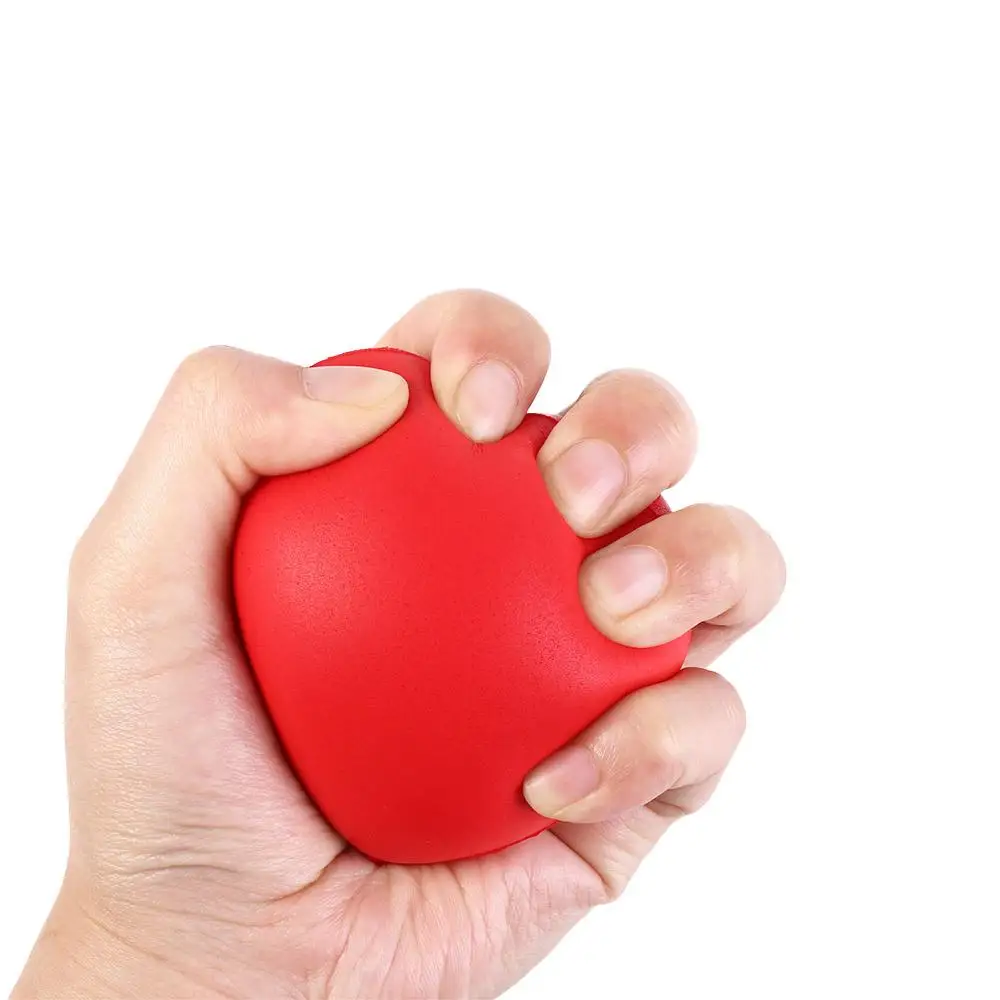 7cm Heart Stress Balls Valentine\'s Day Heart Shaped Foam Stress Relief Ball Valentine Home Theme Party Decor