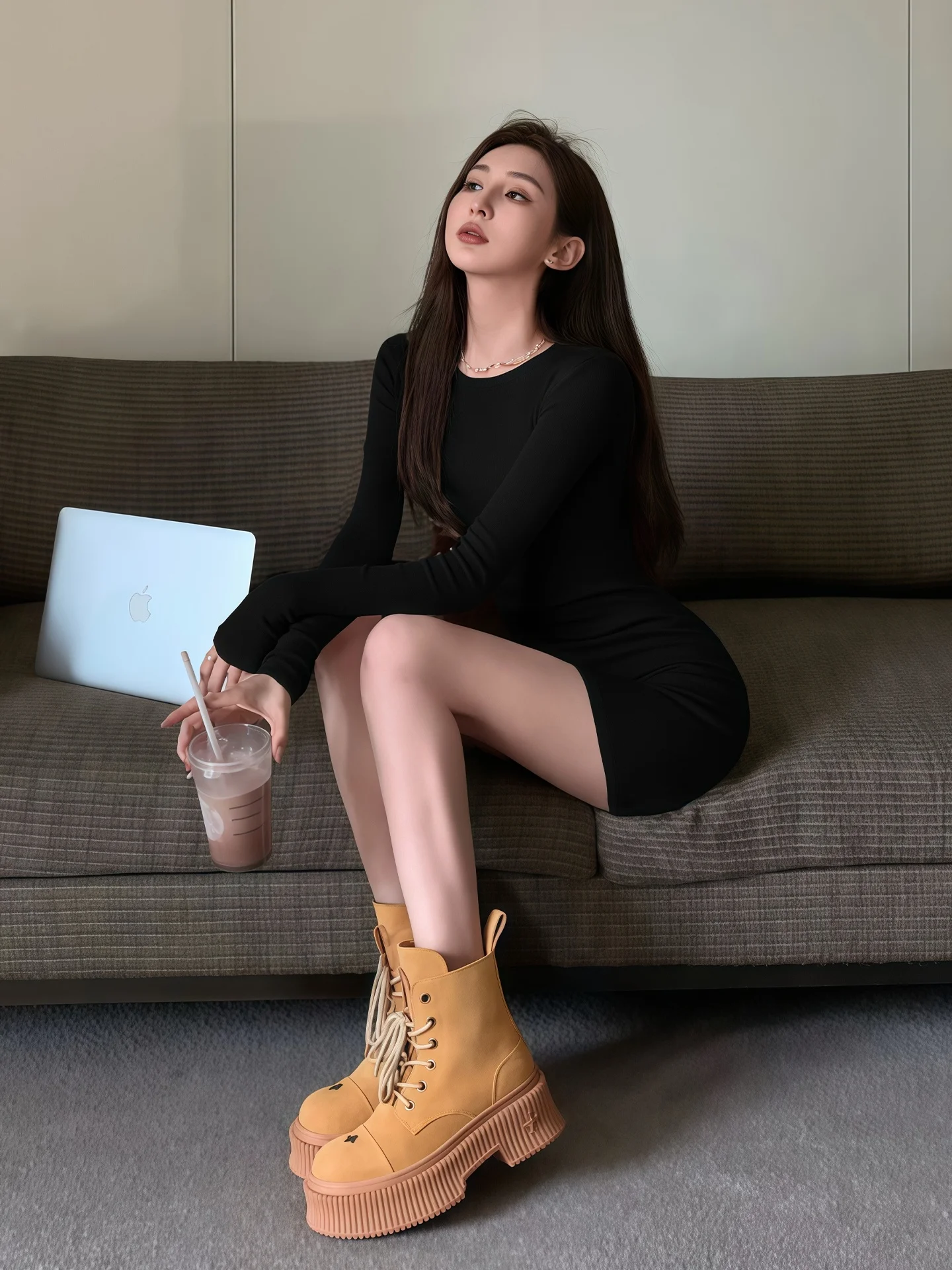 

Slim Fit Bla Long Sve Dr Sexy Simple Ele Autumn Base Layer Tight Bodycon Dr Women's Faion Ci Commute Dr