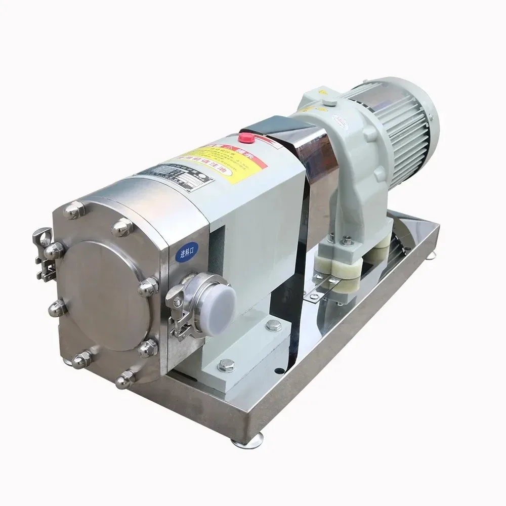 High Viscosity Lobe Rotor Transfer Pump, Sanitary Food Grade Unit for Honey and Sugar Syrup Filling
