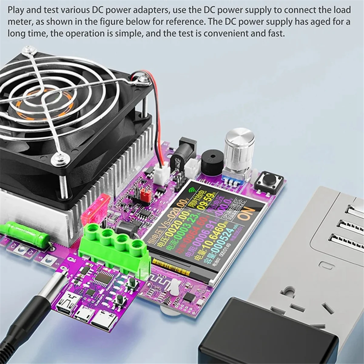 

BAAQ 2 шт. Type-C PD3.1 4-проводная тестовая плата для быстрой зарядки, измеритель напряжения, приемник, зарядное устройство 140 Вт, инструмент для старения для тестера нагрузки DL24