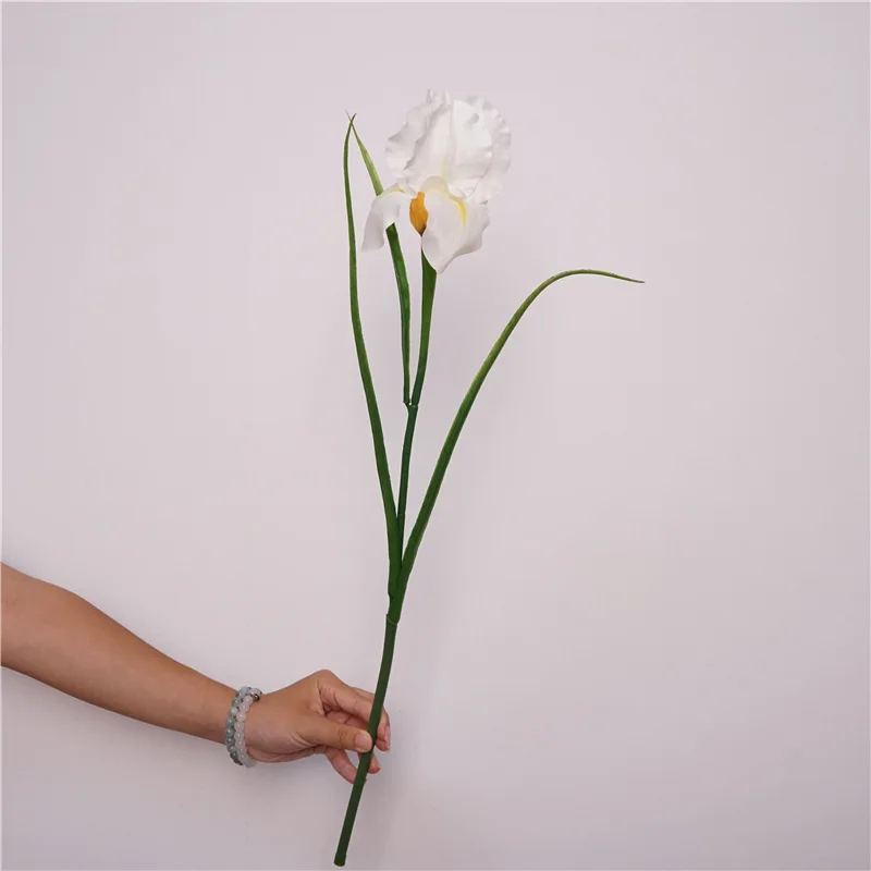 4er Pack simulierter Alice Drachen künstlicher Blumen schwanz Hochzeits saal Blumen dekoration künstliche Blume Wohnkultur Iris Orchidee – Detail 11