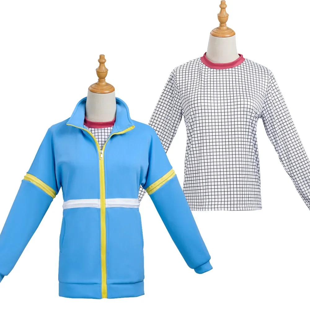 Film „Strange Story“ Cosplay Max Mayfield Cosplay-Kostüm, Kapuzenpullover mit Reißverschluss, Sweatshirt, blaue Jacken, Hosen, tägliches Freizeitanzug-Set