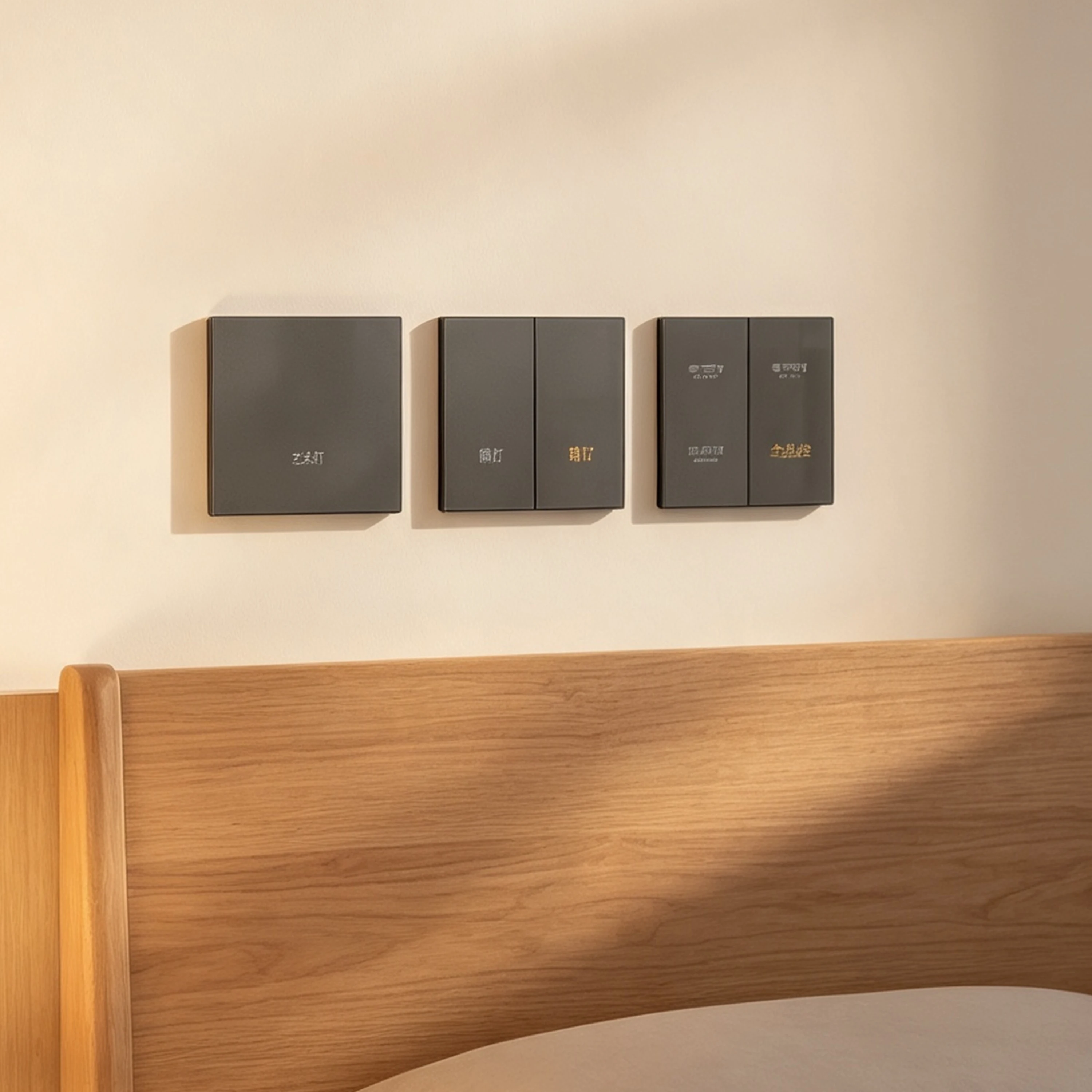 Eu Standard Plastic Material Home Hotel Wall Smart Switch Knx Switches Push 3 4 Push Buttons Switch Smart