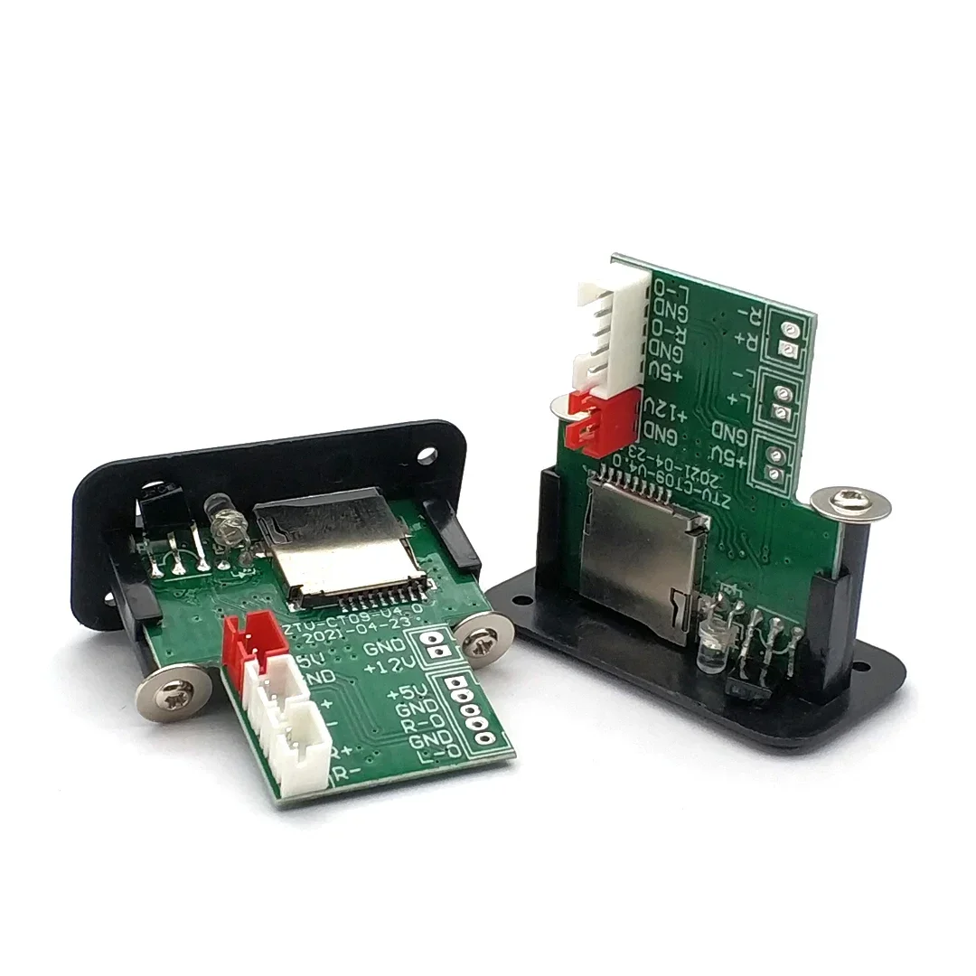 (Without Remote Control) 5V 12V MP3 WMA Decoder Board Car Audio USB TF Module MP3 Player Amplifier Board