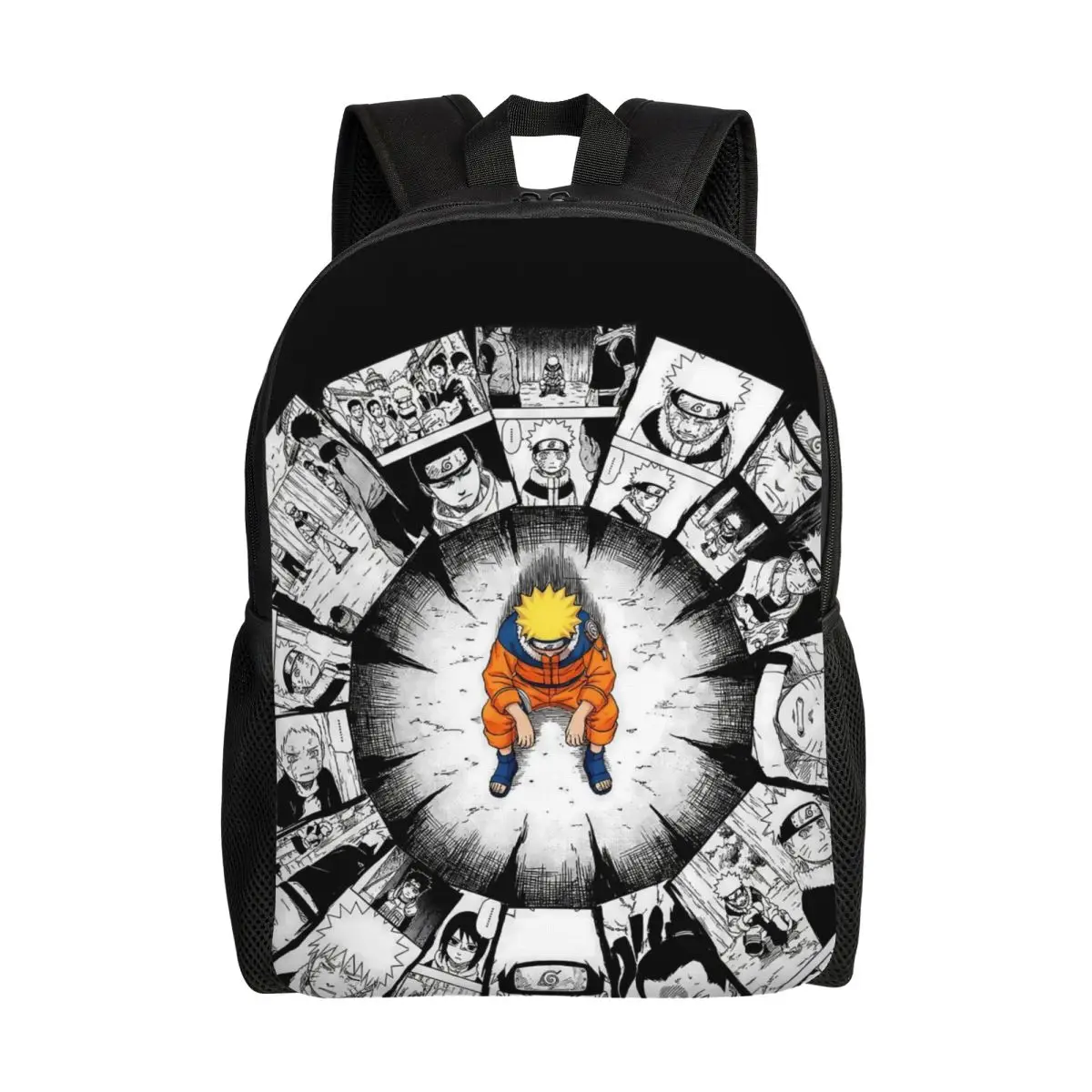 

Рюкзак с 3D-принтом аниме Наруто на заказ для девочек и мальчиков, школьный, дорожный, для колледжа, для женщин и мужчин, вмещает 15-дюймовый ноутбук